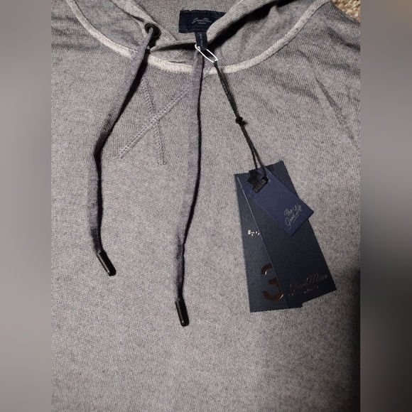 Good Man Brand Extra fine Merino Wool Pullover Hoodie NWT - Picture 8 of 11